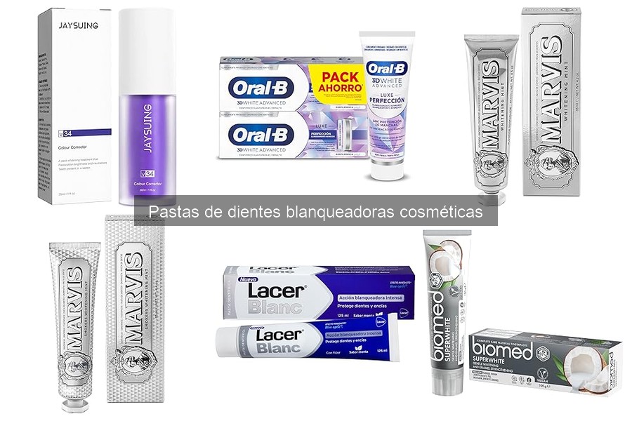 Comparativa de Pastas de Dientes Blanqueadoras Efectivas