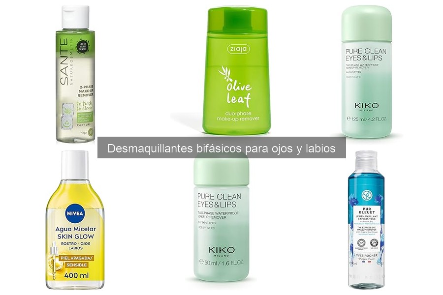 ** Comparativa: Desmaquillantes Bifásicos vs. Otros Tipos