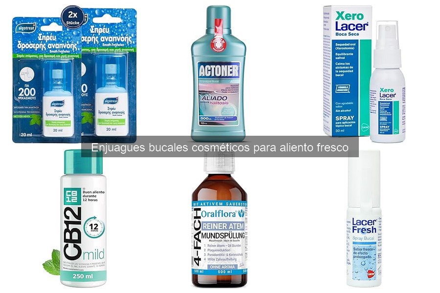 Comparativa: Enjuagues Bucales Cosméticos vs. Tradicionales