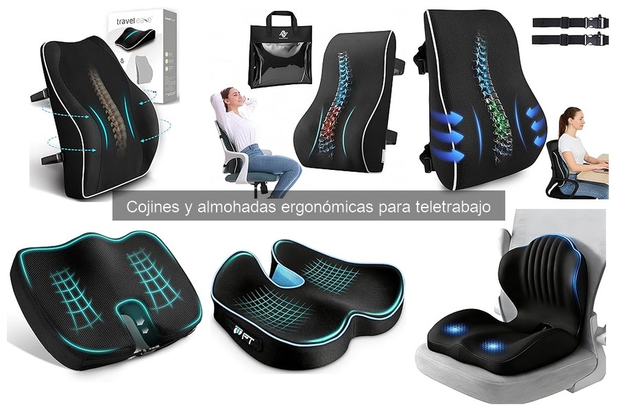 Comparativa entre cojines ergonómicos y tradicionales