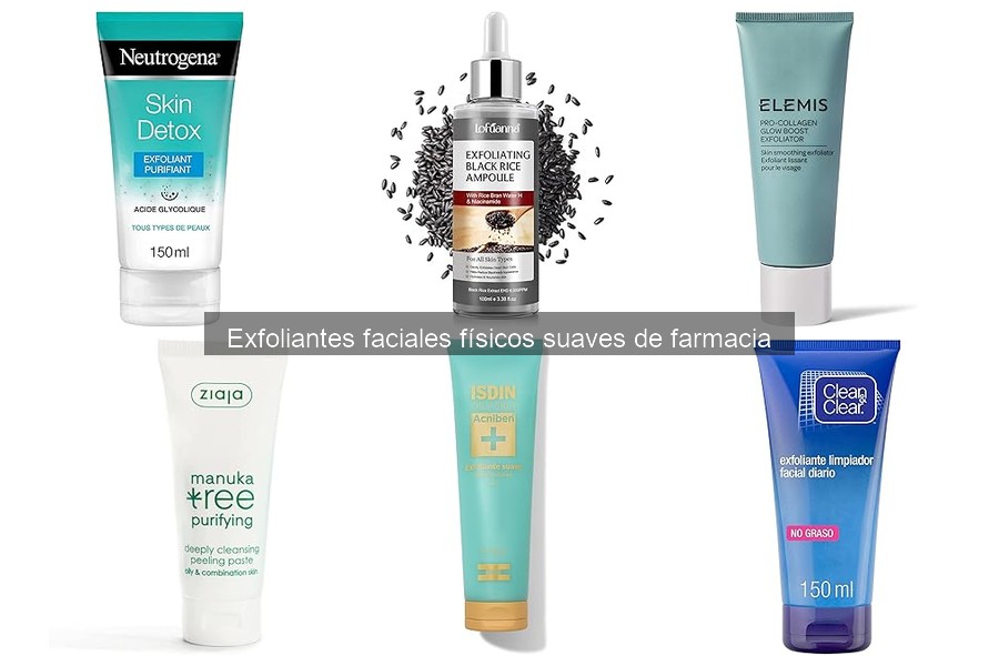 Comparativa: Exfoliantes físicos suaves vs. químicos
