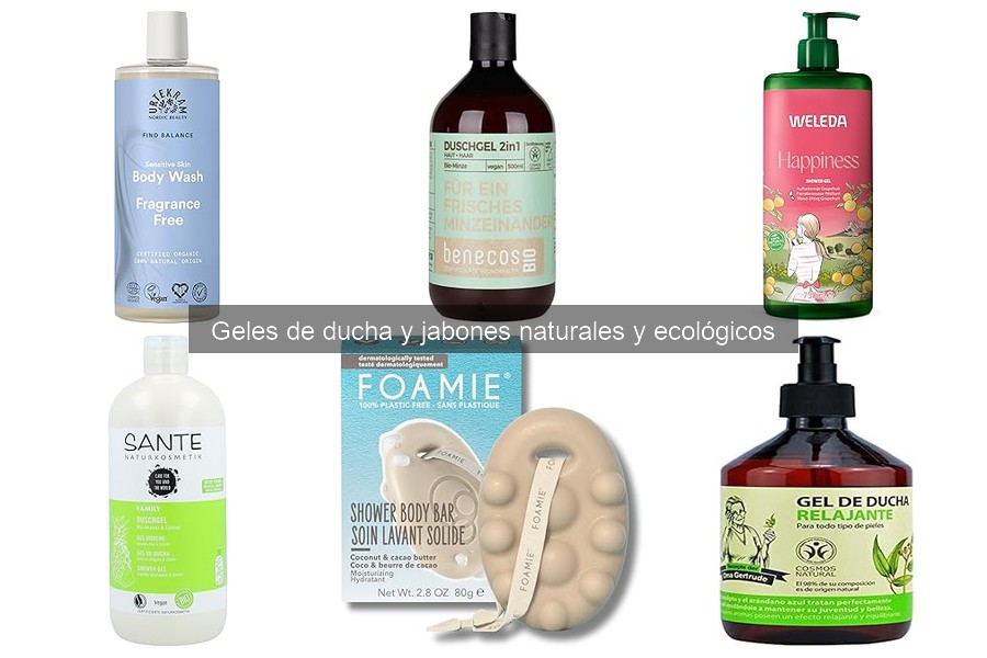 Comparativa: Geles de ducha ecológicos vs convencionales