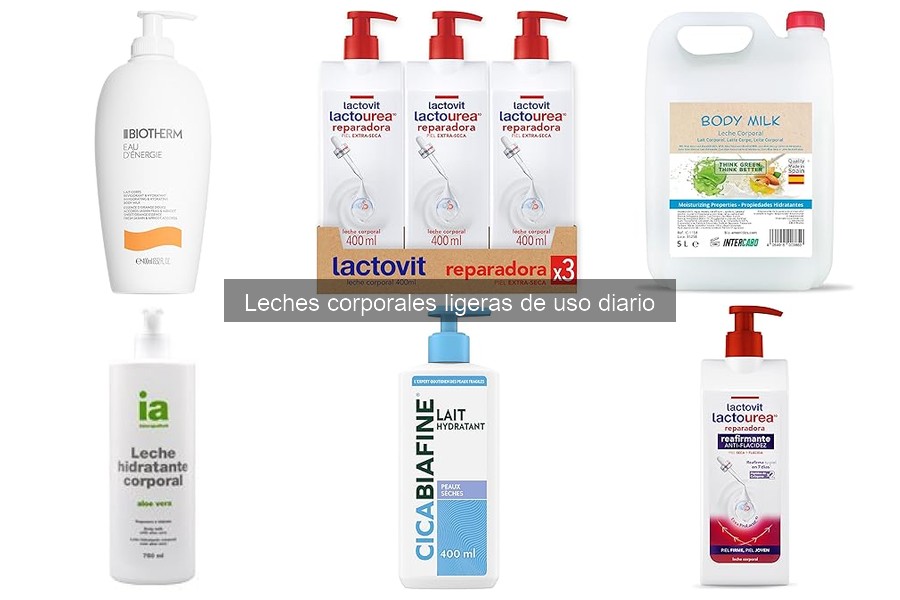 Comparativa: Leches Corporales Ligeras vs. Cremas Hidratantes
