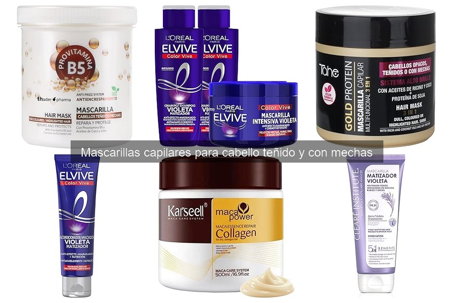 Comparativa: Mascarillas capilares para cabello teñido vs normal