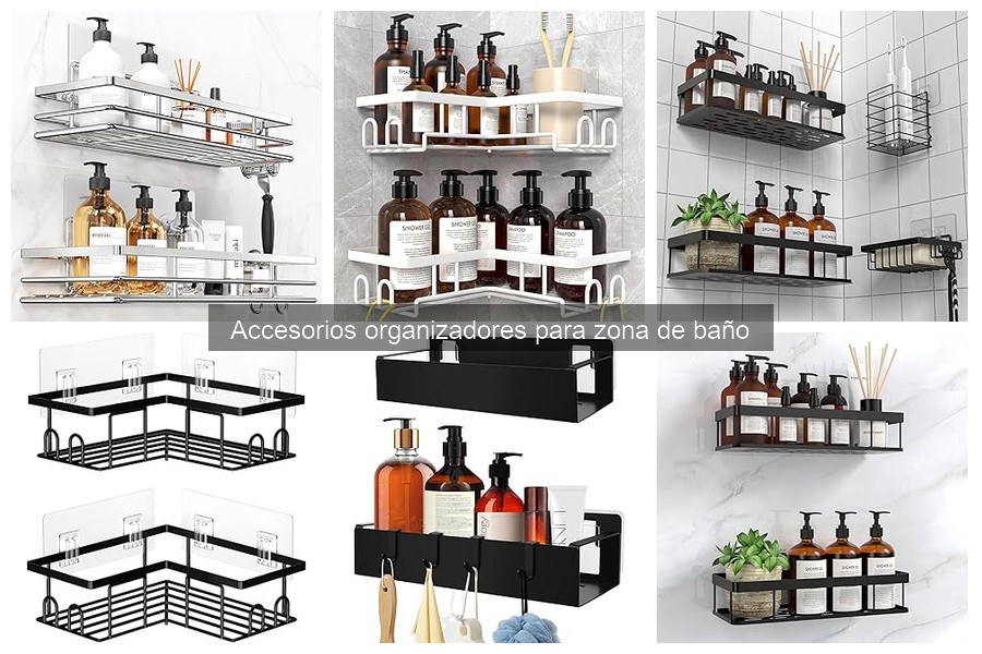 Comparativa: Organizadores de baño de plástico vs metal