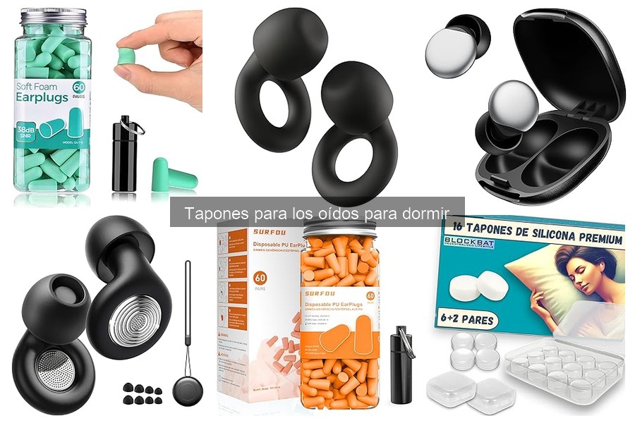 Comparativa: Tapones desechables vs. reutilizables para dormir