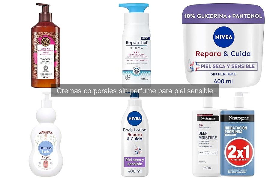 ¿Cuándo usar cremas corporales sin perfume para piel sensible?