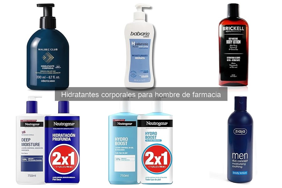 Cuándo usar hidratantes corporales para hombre de farmacia