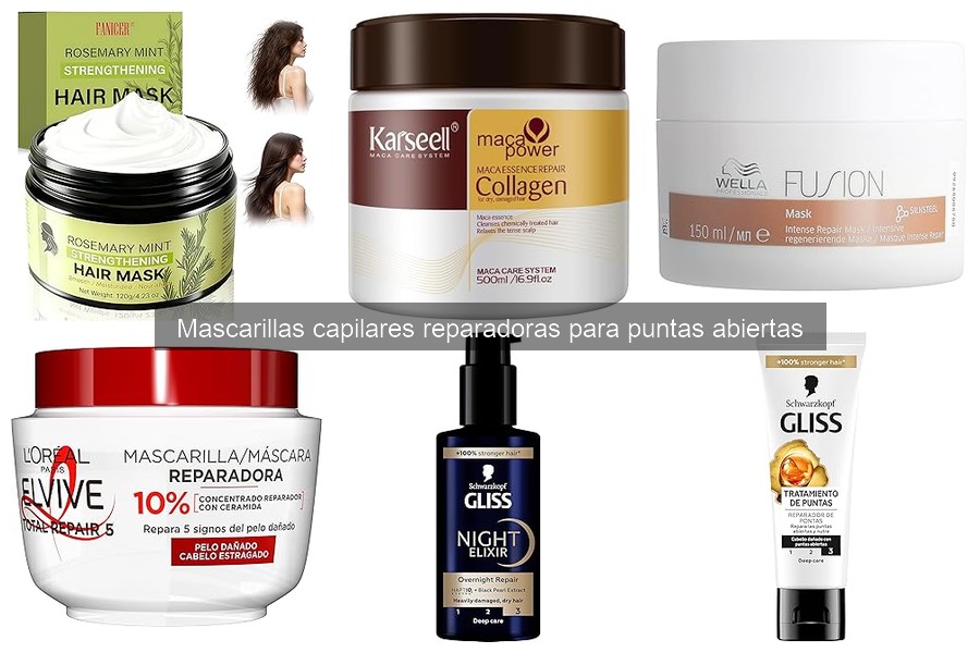 Cuándo usar mascarillas capilares reparadoras para puntas abiertas