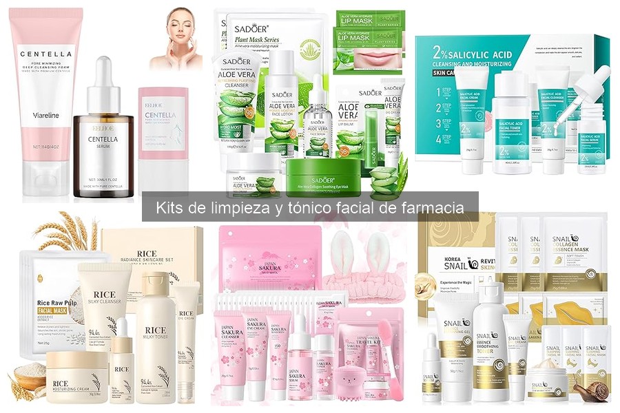 ** Cuándo usar un kit de limpieza y tónico facial