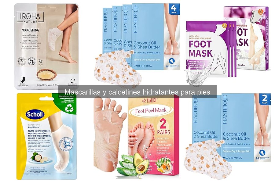 ¿Cuánto tiempo usar mascarillas y calcetines hidratantes?