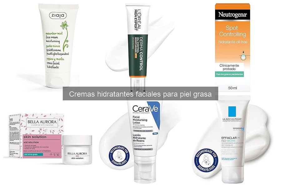Descubre las mejores cremas hidratantes para piel grasa