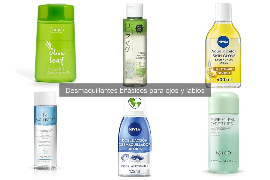 Desmaquillantes bifásicos eficaces para maquillaje waterproof