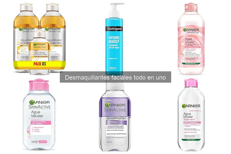 ** Desmaquillantes Faciales Todo en Uno: ¿Qué Son y Beneficios?