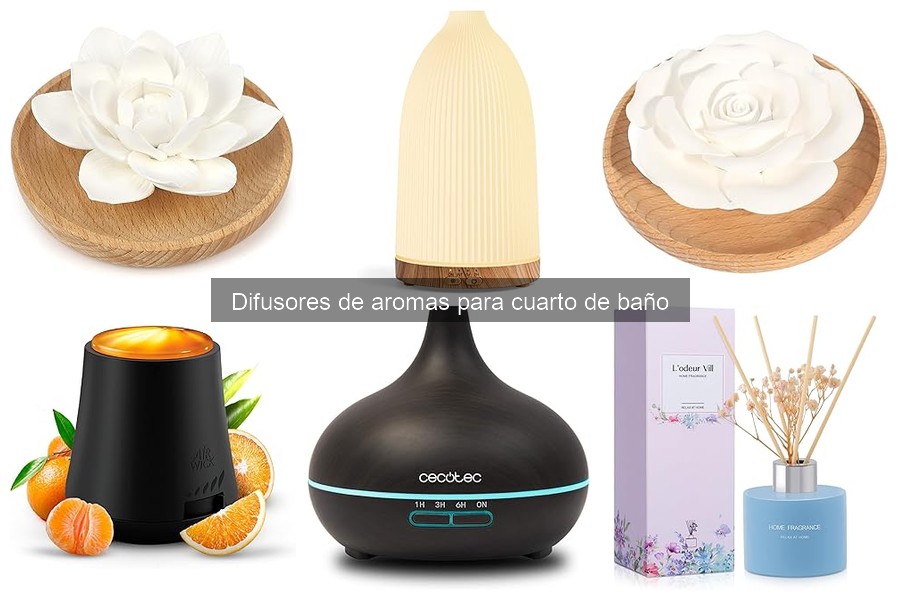 Difusores de aromas para baño: ¿Cómo funcionan y tipos?