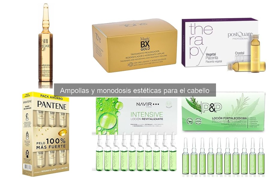 Dónde comprar ampollas estéticas para el cabello