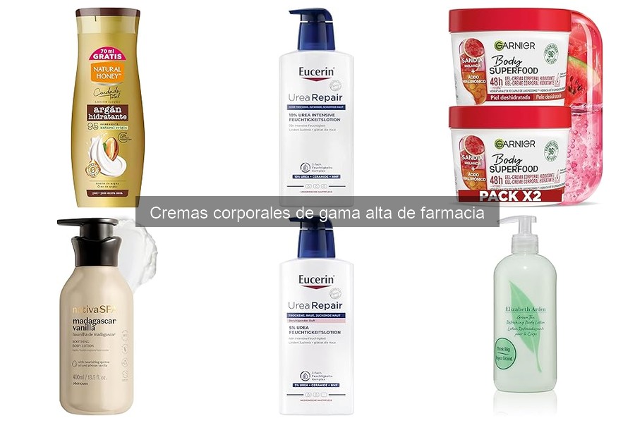 Dónde comprar cremas corporales de gama alta de farmacia