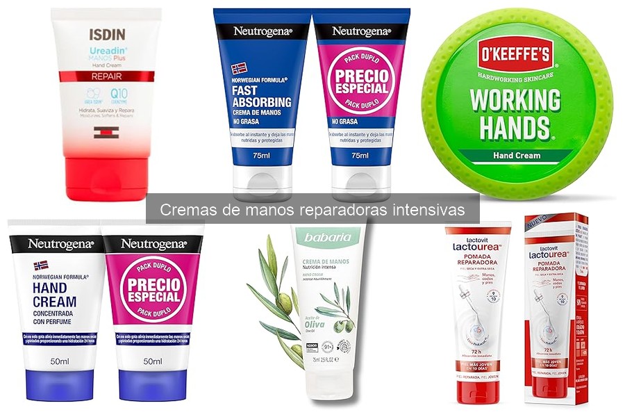 Dónde comprar cremas de manos reparadoras intensivas online