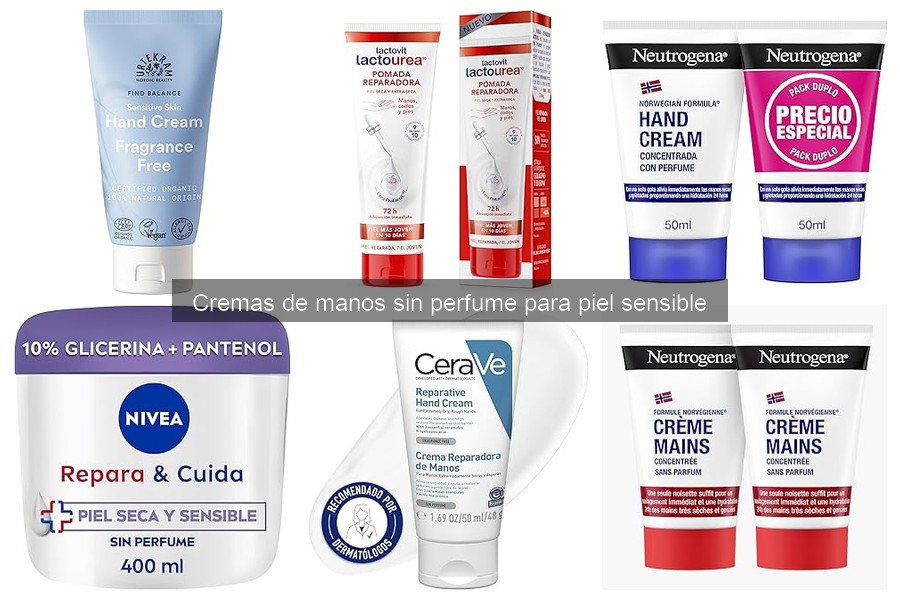 Dónde comprar cremas de manos sin perfume a buen precio