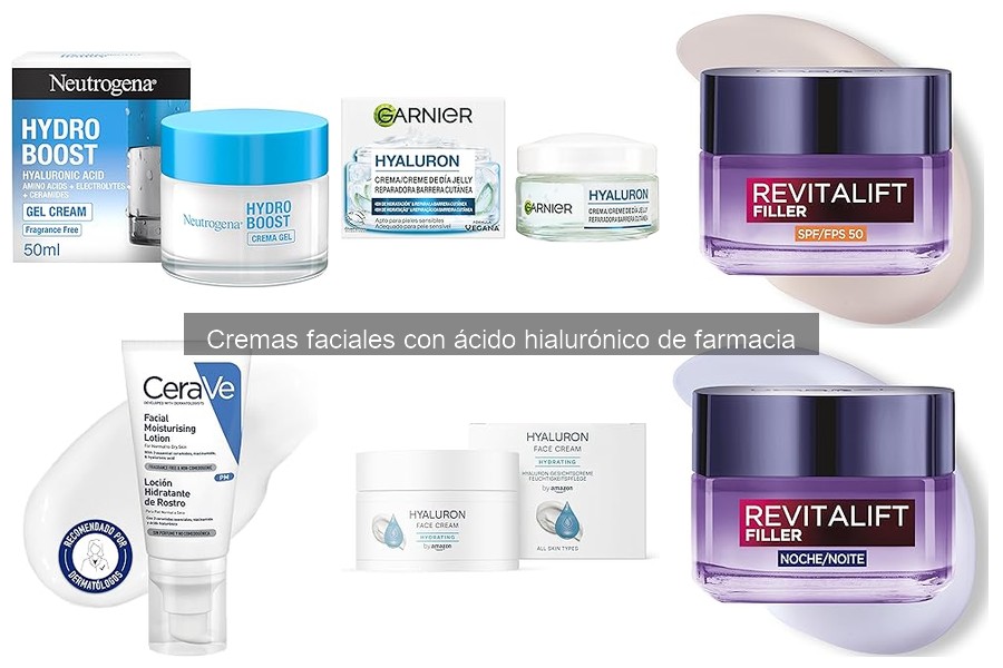 Dónde comprar cremas faciales con ácido hialurónico de farmacia