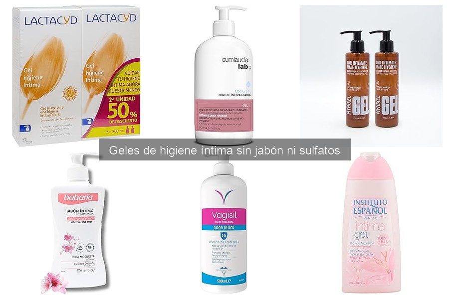Dónde comprar geles de higiene íntima sin jabón a buen precio