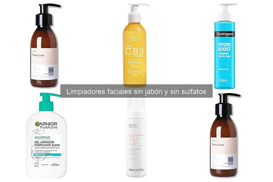 Dónde comprar limpiadores faciales sin jabón y sin sulfatos