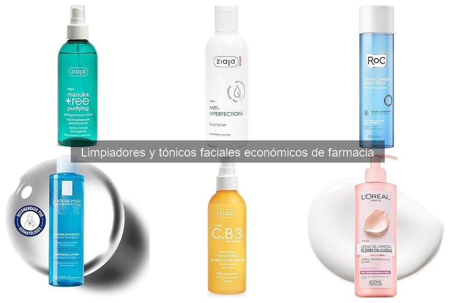 Dónde comprar limpiadores y tónicos faciales económicos