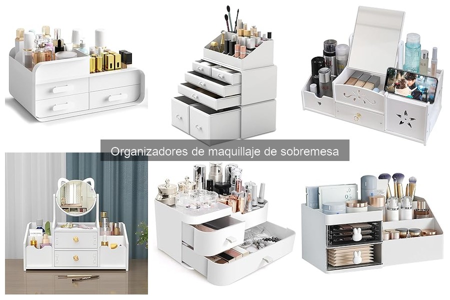 Dónde comprar organizadores de maquillaje de sobremesa en línea