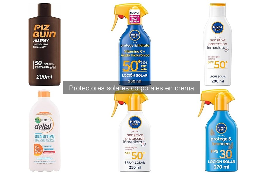 Dónde comprar protectores solares corporales en crema