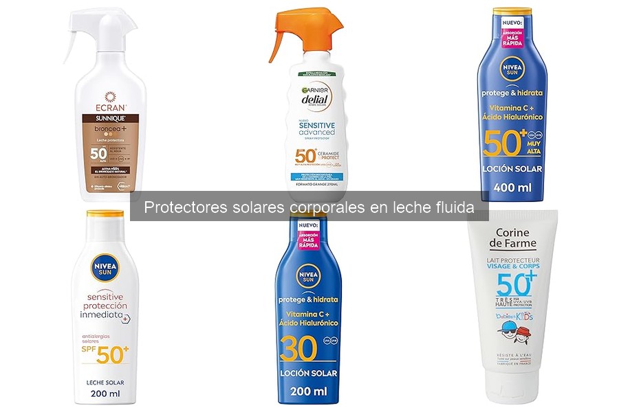 Dónde comprar protectores solares en leche fluida a buen precio