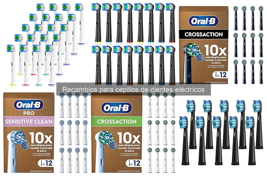 Dónde comprar recambios para cepillos de dientes eléctricos