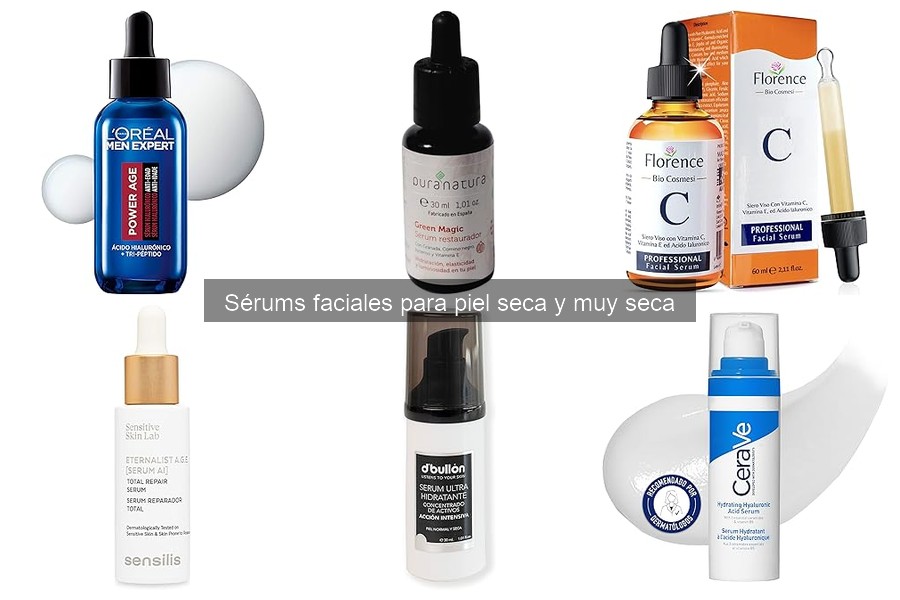 Dónde comprar sérums faciales para piel seca y muy seca