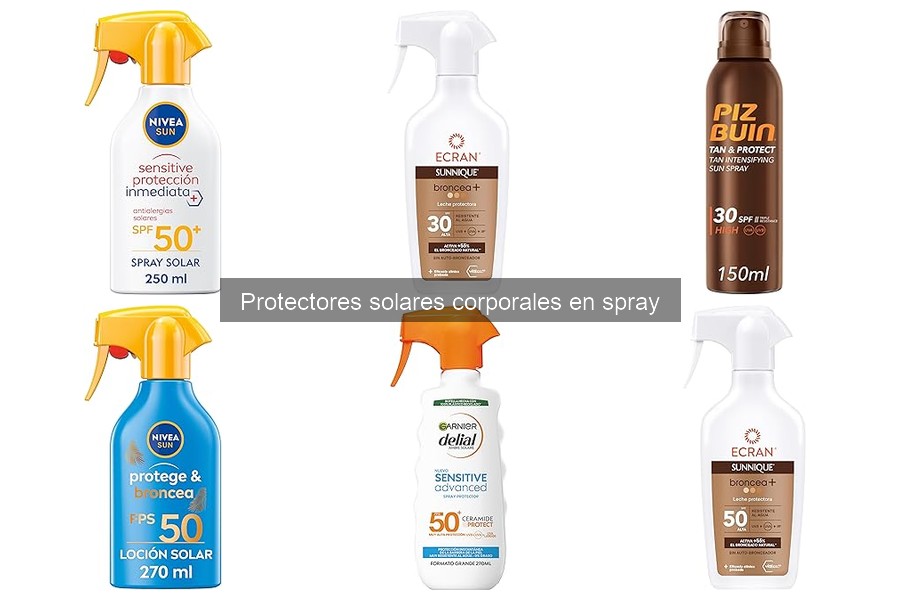 Efecto del sol en la efectividad del protector solar en spray