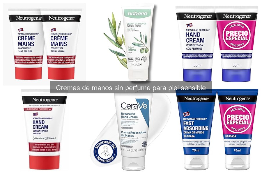 Efectos secundarios de las cremas de manos sin perfume