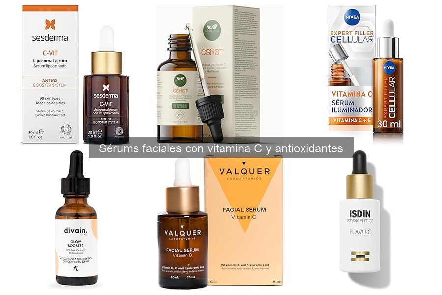 Eficacia de los sérums de vitamina C para reducir manchas
