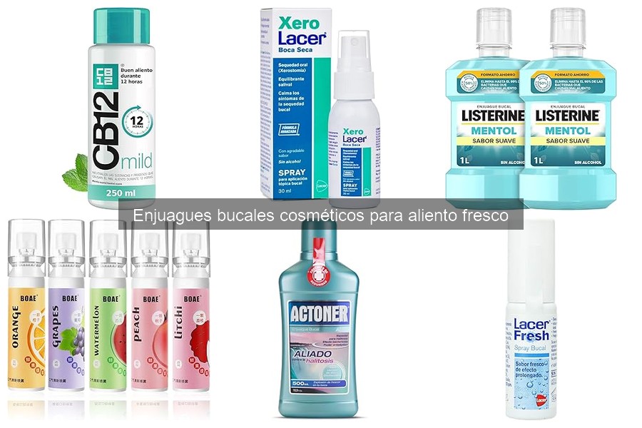 Errores comunes al usar enjuagues bucales cosméticos