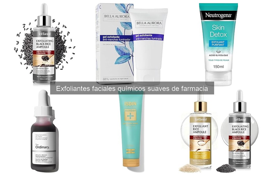 Errores comunes al usar exfoliantes faciales químicos suaves