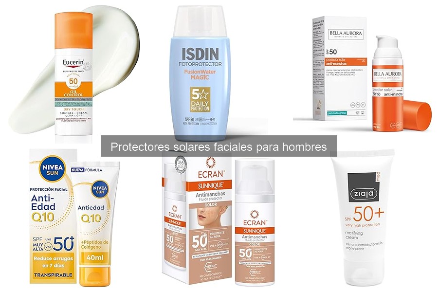 Errores comunes al usar protector solar facial para hombres