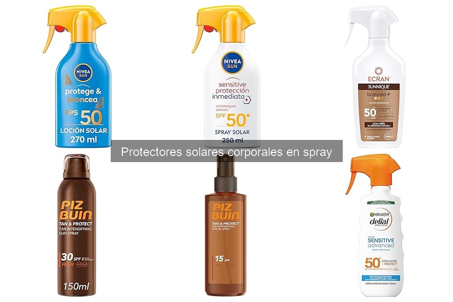Errores comunes al usar protectores solares en spray