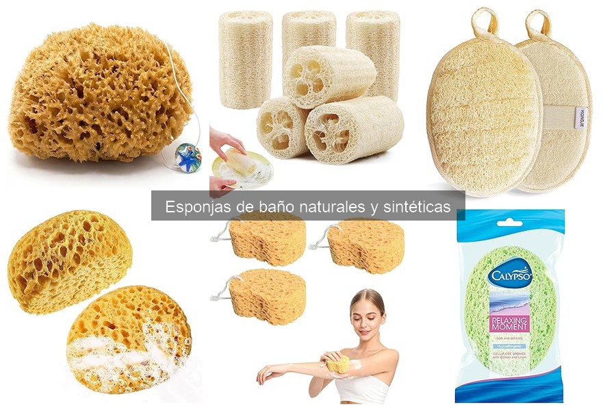 Esponjas de baño naturales vs sintéticas: diferencias y beneficios