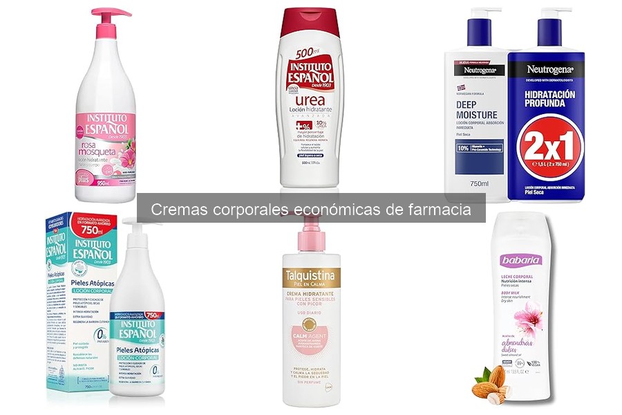 ¿Funcionan las cremas corporales económicas para piel seca?