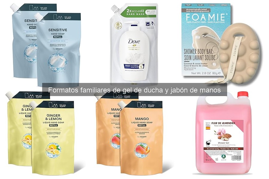 Geles de Ducha Familiares vs. Individuales: ¿Ecológicos?