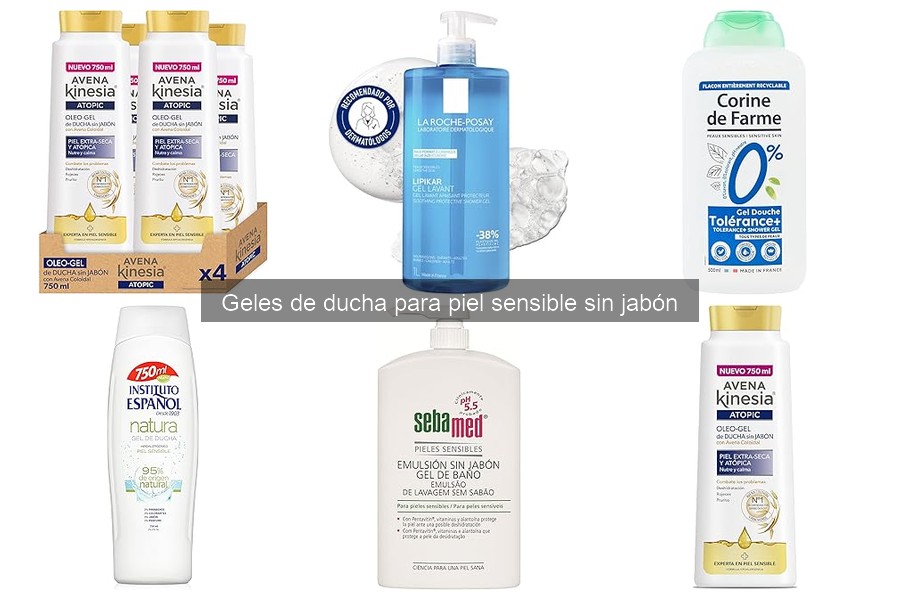 Geles de ducha para piel sensible recomendados por dermatólogos