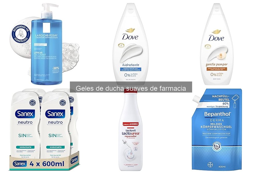 Geles de ducha suaves de farmacia: Beneficios y características
