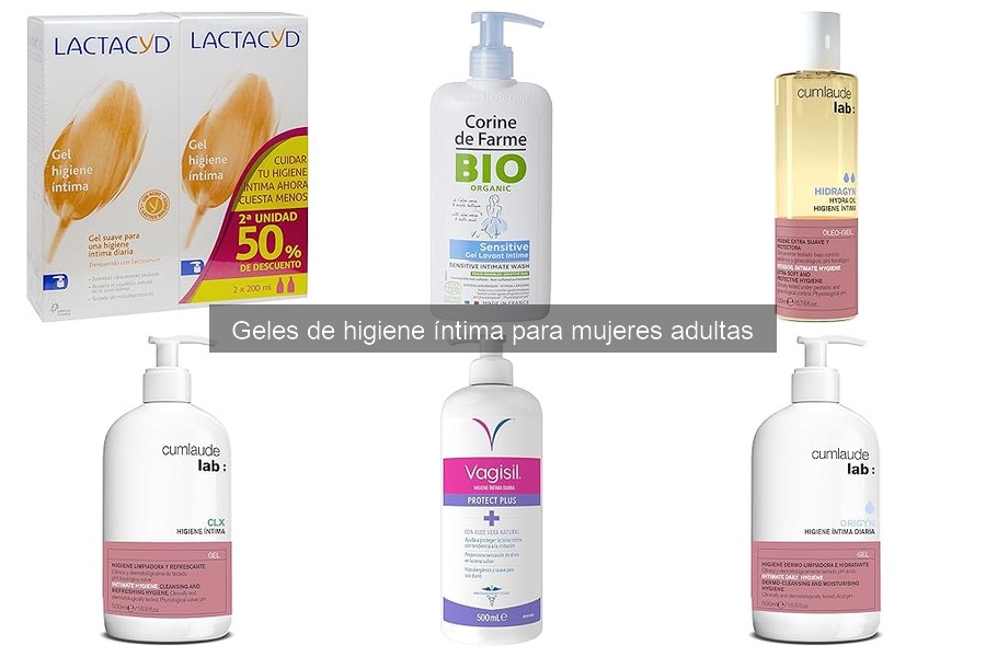 Geles de higiene íntima: funciones y beneficios para la salud