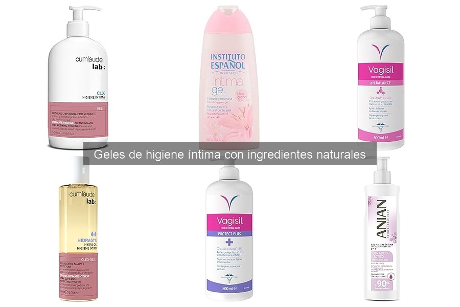 Geles de higiene íntima recomendados por dermatólogos