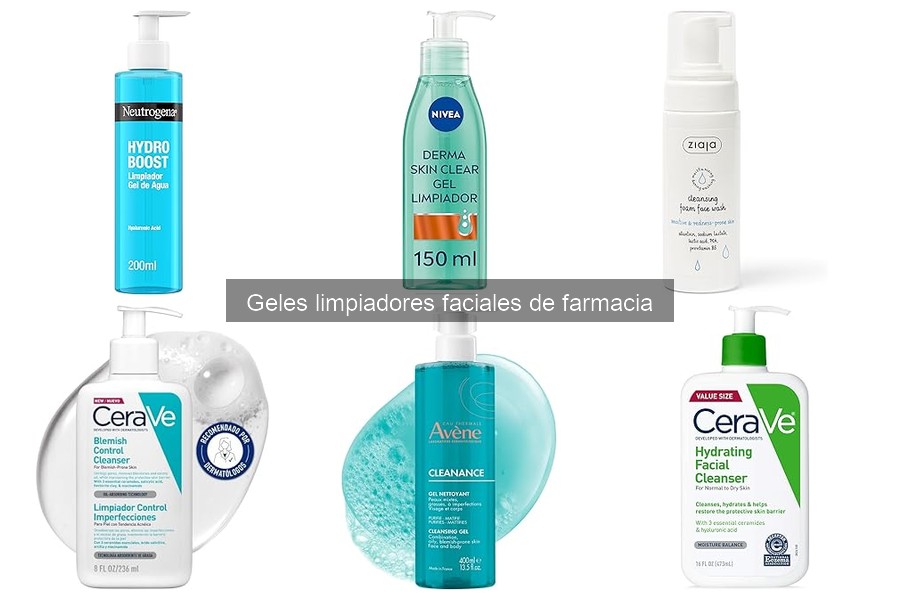 Geles Limpiadores Faciales Mejor Valorados por Dermatólogos