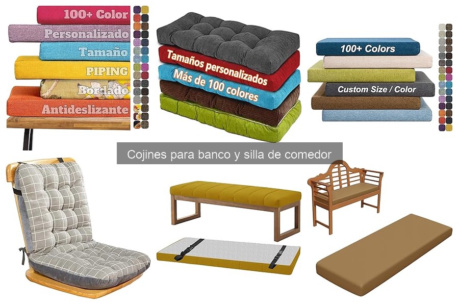 Guía de Cojines para Banco y Silla de Comedor