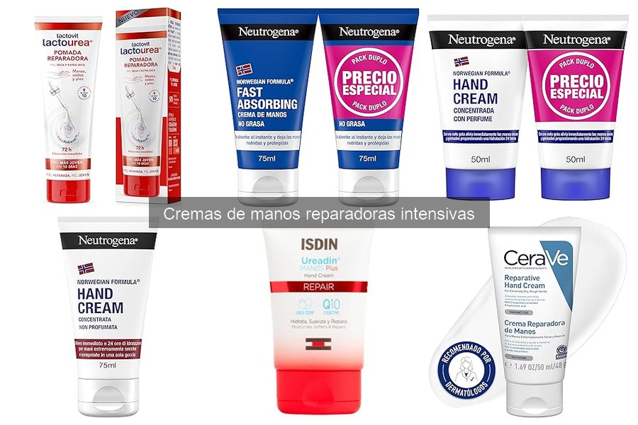 Guía de compra de cremas de manos reparadoras intensivas