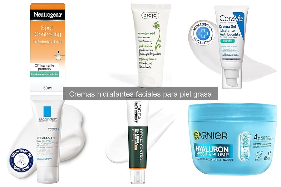 Guía de compra de cremas hidratantes para piel grasa